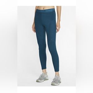 Nike Hyperwarm Velour Leggings - Teal